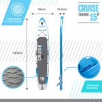 Bluefin Cruise 15' Inflatable SUP Details